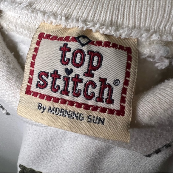 VTG TOP STITCH Cardinal Embroidered Graphic Sweater Sweatshirt - Picture 8 of 8